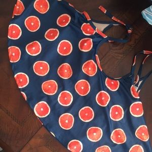 Nwot S navy oranges swing